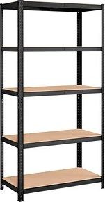 Songmics Schwerlastregal 100x200x50cm schwarz