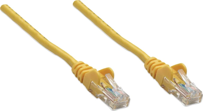 Intellinet Patchkabel, Cat5e, U/UTP, RJ-45/RJ-45, 15m, gelb