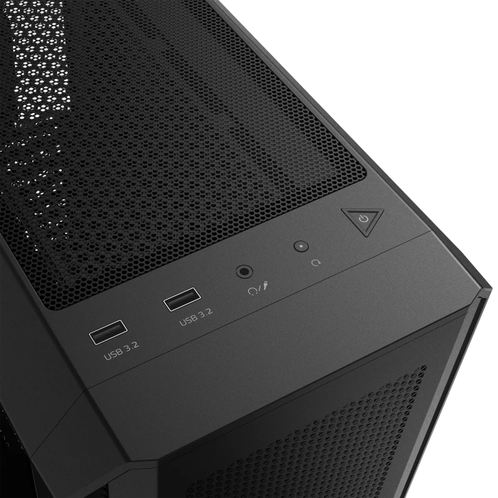 ADATA XPG Valor Air Plus, schwarz, Glasfenster