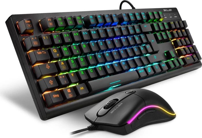 Sharkoon Skiller SGB30 Red Gaming Bundle, USB, DE