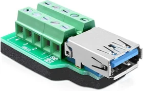 DeLOCK USB 3.0 [Buchse] auf 10-Pin-Terminalblock Adapter (65370)