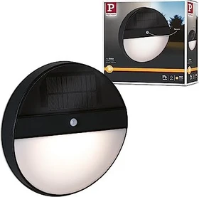 Paulmann Solar Sensor Wandleuchte Elios 1W grau