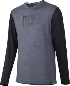 iXS Trigger X Trikot langarm jersey grau/schwarz (Herren)