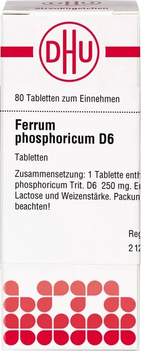 DHU Ferrum Phosphoricum D6 Tabletten, 80 Stück