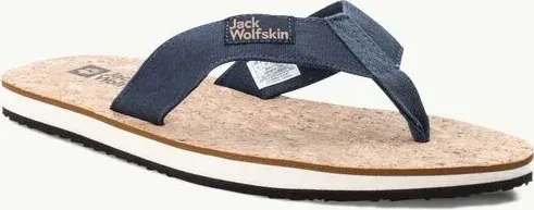 Jack Wolfskin Ecostride 2 Slipper blue/cork (Herren)