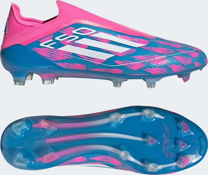 adidas F50 Elite Laceless FG solar blue/cloud white/solar pink