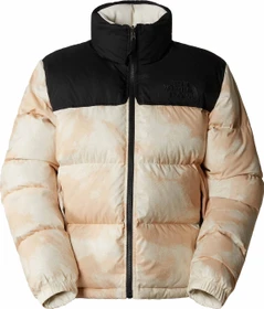 The North Face 1992 Crinkle Nuptse Convertible Funktionsjacke white dune low-fi/hi-tek dye print (Damen)