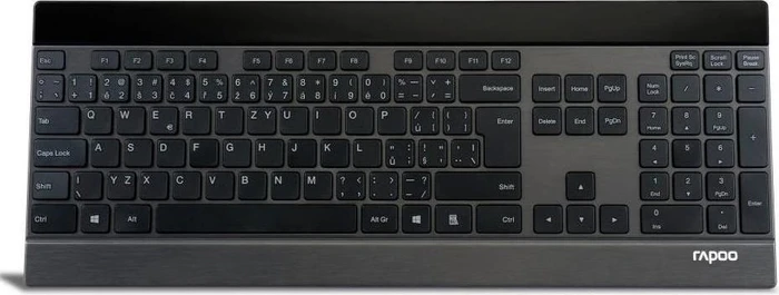 Rapoo Ultraslim Touch Keyboard E9270P schwarz, USB, DE