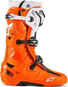 Alpinestars Tech 10 Enduro Motorradstiefel schwarz/orange/weiß