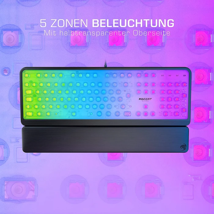 Roccat Magma, LEDs RGB, schwarz, USB, DE