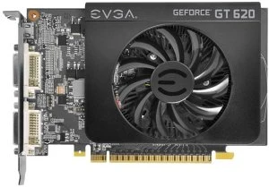 EVGA GeForce GT 620, 1GB DDR3, 2x DVI, Mini HDMI