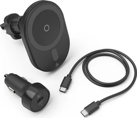 Hama kabelloses Auto-Handy-Ladegerät MagCharge Car FC15 schwarz