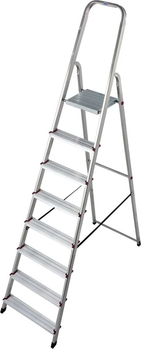 Krause Corda Alu Haushaltsleiter, 8 Stufen