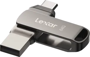 Lexar JumpDrive D400 64GB, USB-A + USB-C, USB 3.2 Gen 1×1