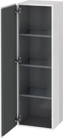 Duravit L-Cube Halbhochschrank 400 x 363 x 1320 mm eiche schwarz matt