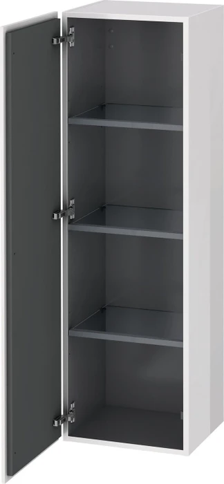 Duravit L-Cube Halbhochschrank 400 x 363 x 1320 mm eiche schwarz matt