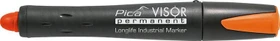 Pica-Marker Visor permanent Building Crayon Marker orange Drehbleistift 10mm orange, schwarz/orange