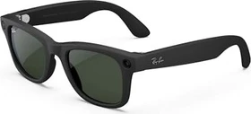 Ray-Ban RW4006 Meta Wayfarer 50mm matte black/transitions grafit green