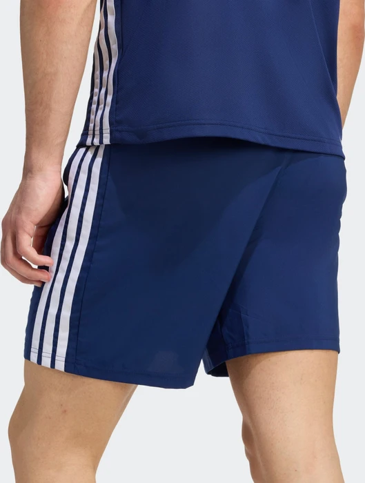 adidas Workout Essentials Base 3 Stripes Hose kurz dark blue/white (Herren)