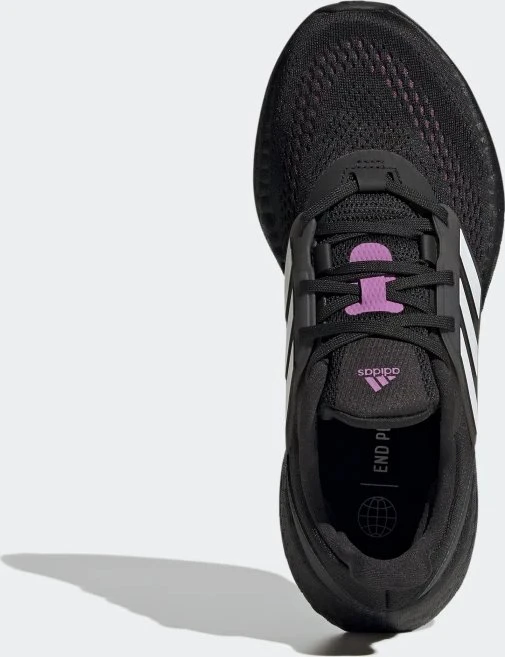 adidas Pureboost 22 core black/cloud white/semi pulse lilac (Herren)