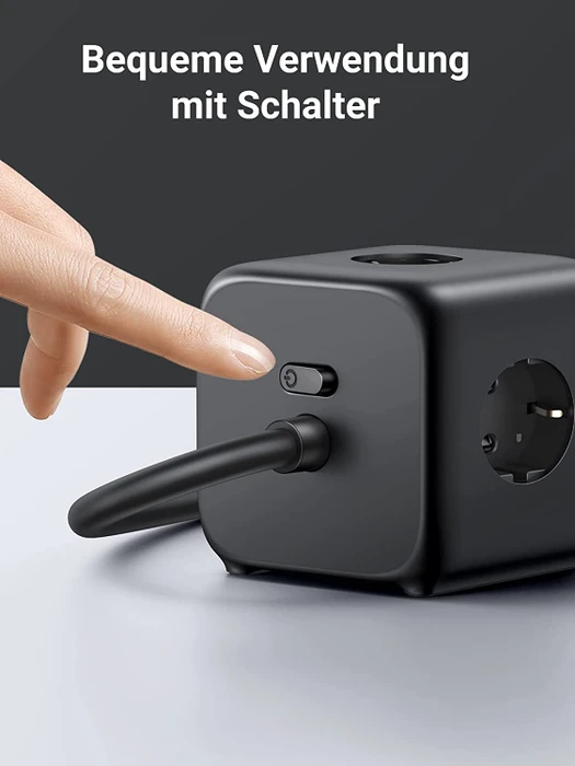 Ugreen 65W USB-C DigiNest Cube Charging Station schwarz/silber