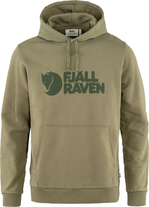 Fjällräven Logo Hoodie light olive (Herren)
