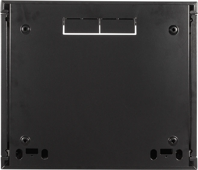 LogiLink Wandgehäuse 9HE, einteilig, Sicherheitsglastür, schwarz, 450mm tief
