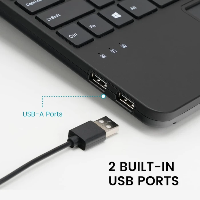 Perixx Periboard-525, schwarz, USB, UK