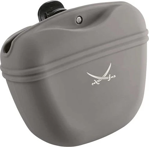 Hunter Silikon Snackbeutel Sansibar Morsum grau/beige, S