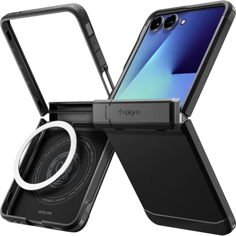 Spigen Tough Armor Pro (MagFit) für Samsung Galaxy Z Flip7 schwarz