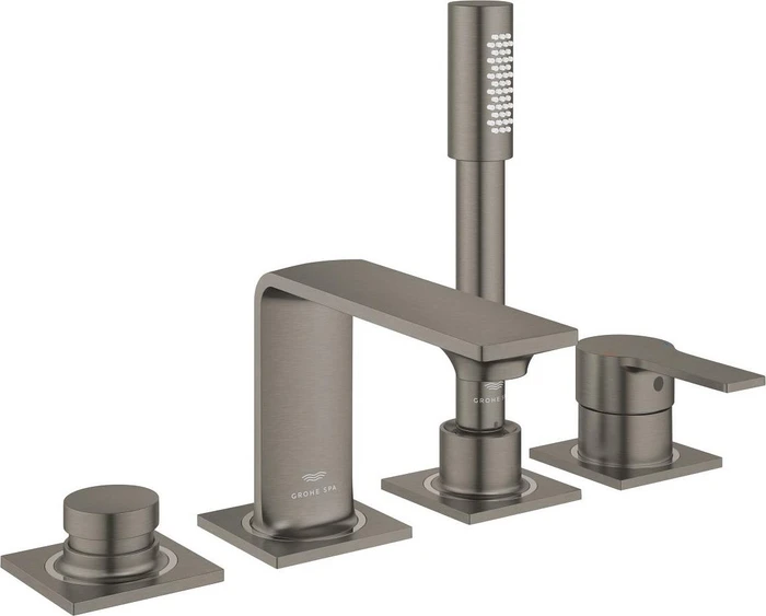 Grohe Allure 4-Loch-Einhand-Wannenkombination hard graphite gebürstet