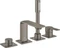 Grohe Allure 4-Loch-Einhand-Wannenkombination hard graphite gebürstet Vorschaubild