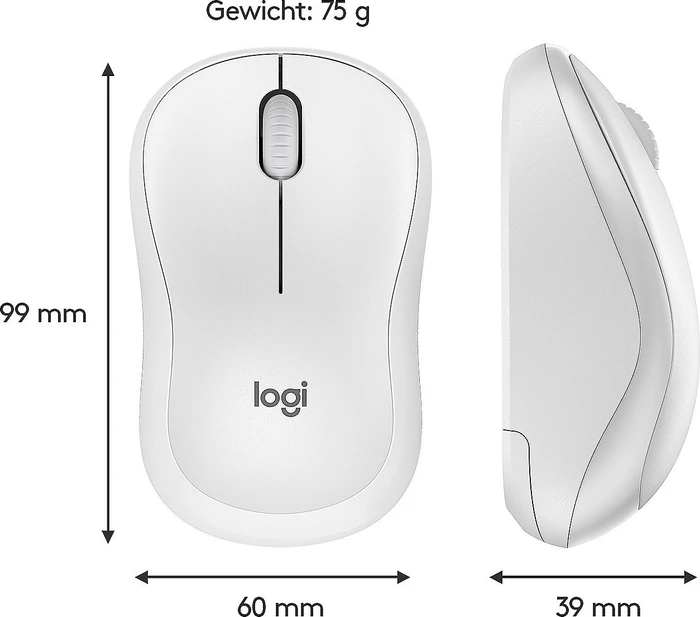 Logitech M220 Silent weiß, USB