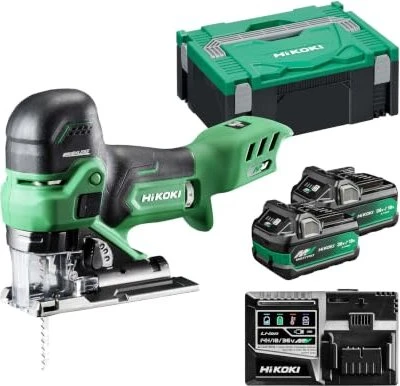 Hikoki CJ36DBWRZ Akku-Pendelhubstichsäge inkl. Koffer + 2 Akkus 2.5Ah