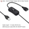 USB-A Adapterkabel mit Schalter, USB 2.0, 1.5m (verschiedene Markenbezeichnungen) Vorschaubild