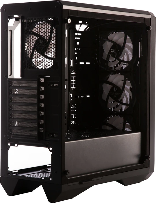 BitFenix Enso Mesh 4ARGB, schwarz, Glasfenster