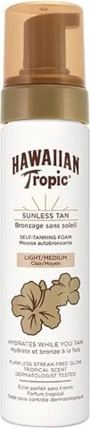 Hawaiian Tropic Light/Medium Self Tanning Foam, 200ml