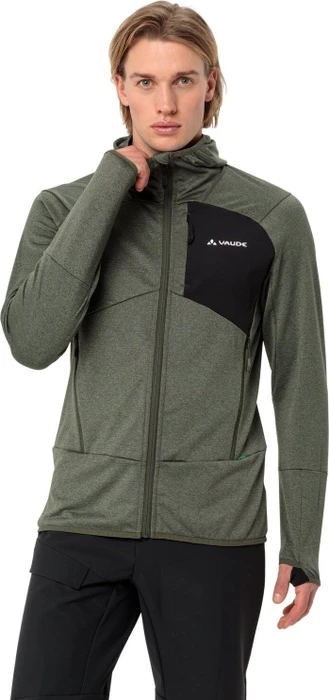 Vaude Monviso Hooded Fleece II Funktionsjacke khaki (Herren)