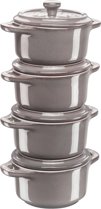 Zwilling Staub Ceramique Mini Cocotte 200ml Schmortopf-Set, 4tlg.