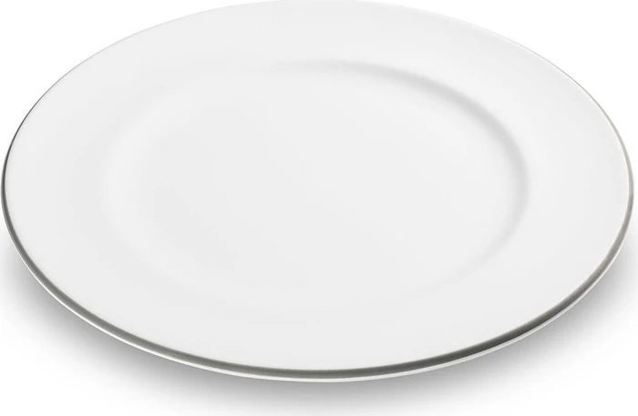 Gmundner Keramik Grauer Rand Speiseteller Gourmet 27cm
