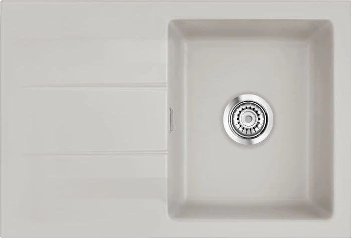 systemceram Genea 75 Einbau Becken reversibel alu
