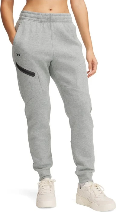 Under Armour Unstoppable Fleece Trainingshose lang silica green/black (Damen)