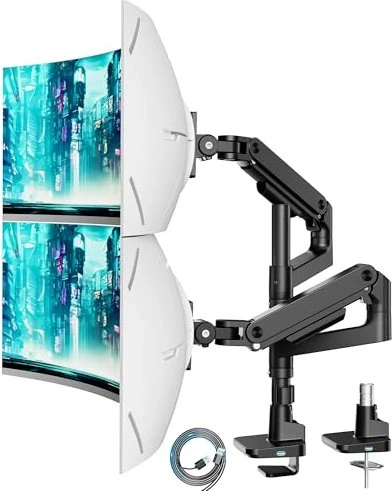 Ares Wing Dual Monitorhalterung schwarz