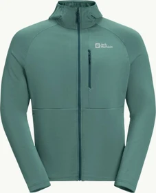 Jack Wolfskin Kolbenberg Hooded FZ Jacke jade green (Herren)