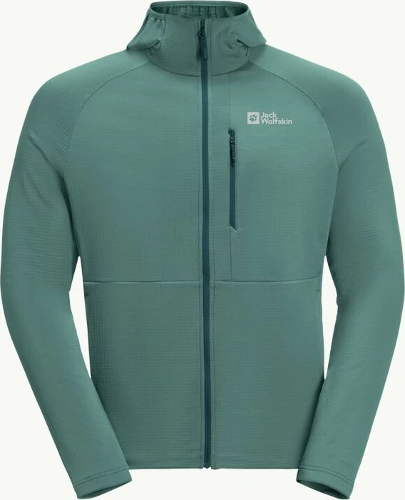 Jack Wolfskin Kolbenberg Hooded FZ Jacke jade green (Herren)