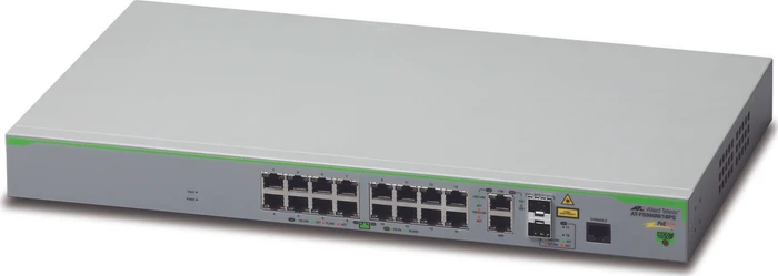 Allied Telesis CentreCOM FS980M Rackmount Managed Switch, 16x RJ-45, 2x RJ-45/SFP, 250W PoE+