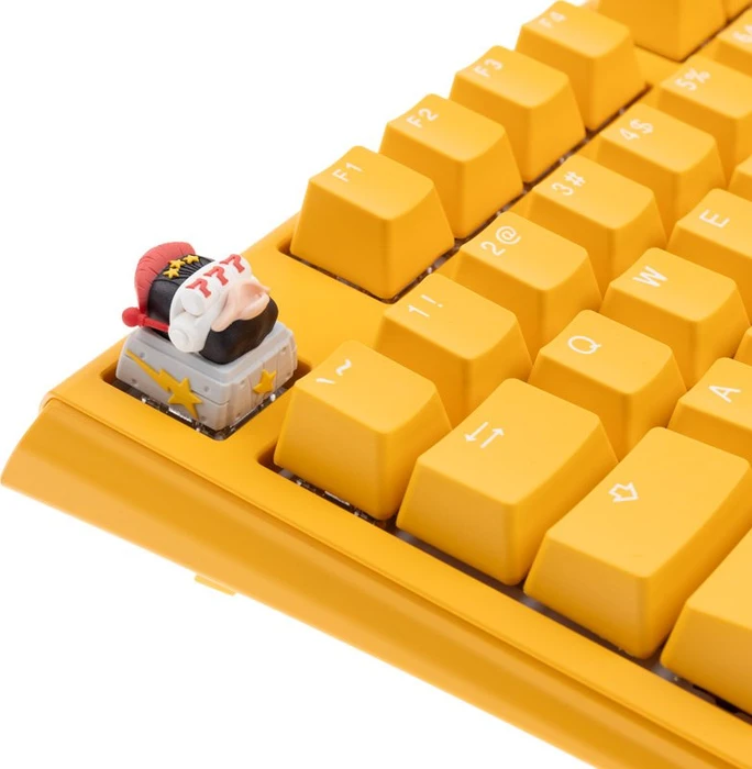 Ducky x Hot Keys Project Ducky League Keycap Super Hero - Lucky, Kunstharz (Resin), schwarz/beige/rot, 1 Taste