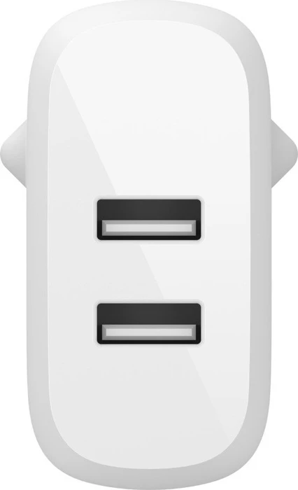 Belkin BoostCharge Dual USB-A Netzladegerät 24W + Lightning-Kabel weiß