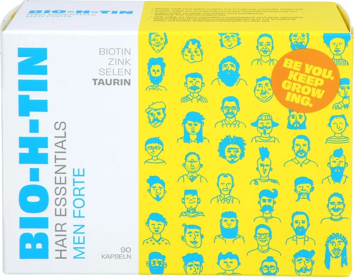 BIO-H-TIN Hair Essentials Men Forte Kapseln, 90 Stück