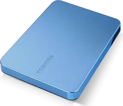 Toshiba Canvio Flex, blau, 1TB, USB 3.0 Micro-B